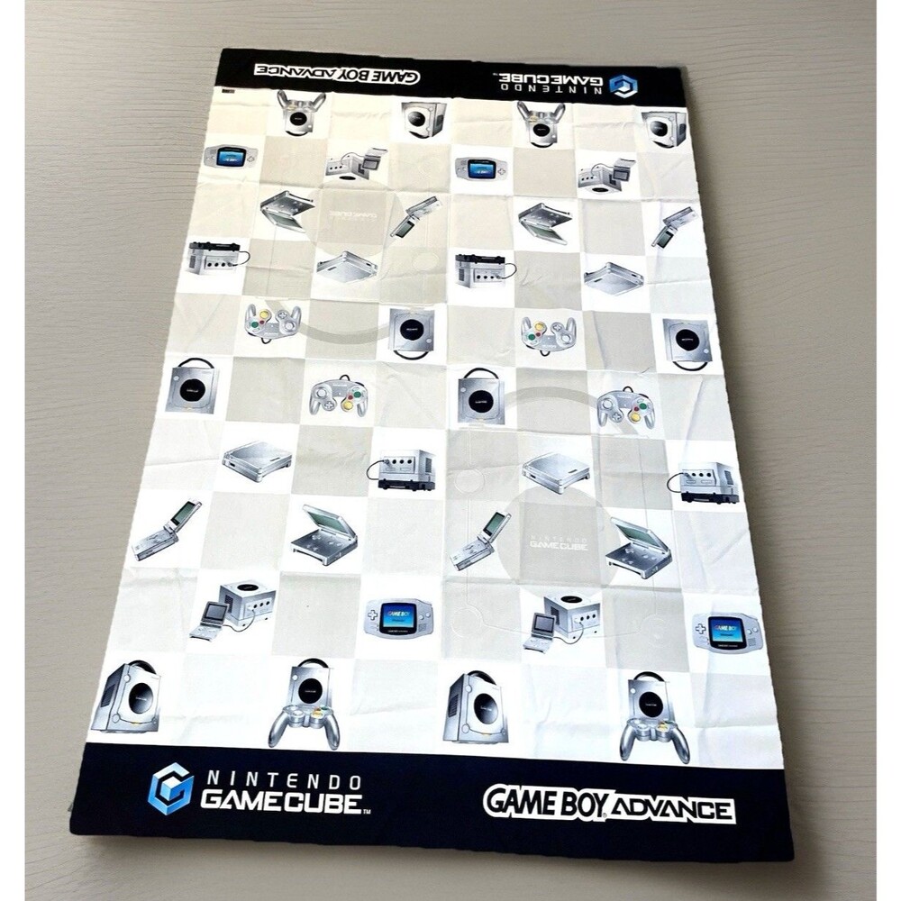 Nintendo Gamecube Gameboy Advance Large Store Display Banner Tablecloth 2003